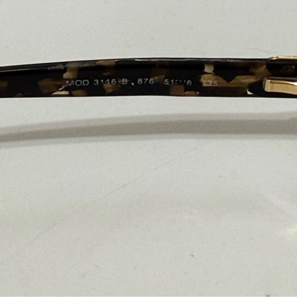 Versace MOD 3146-B 876 prescription frames tortoise Crystals 53 16 135